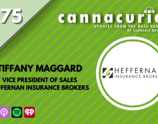 Cannacurio Podcast Episode 75 with Tiffany Maggard of Heffernan Insurance Brokers