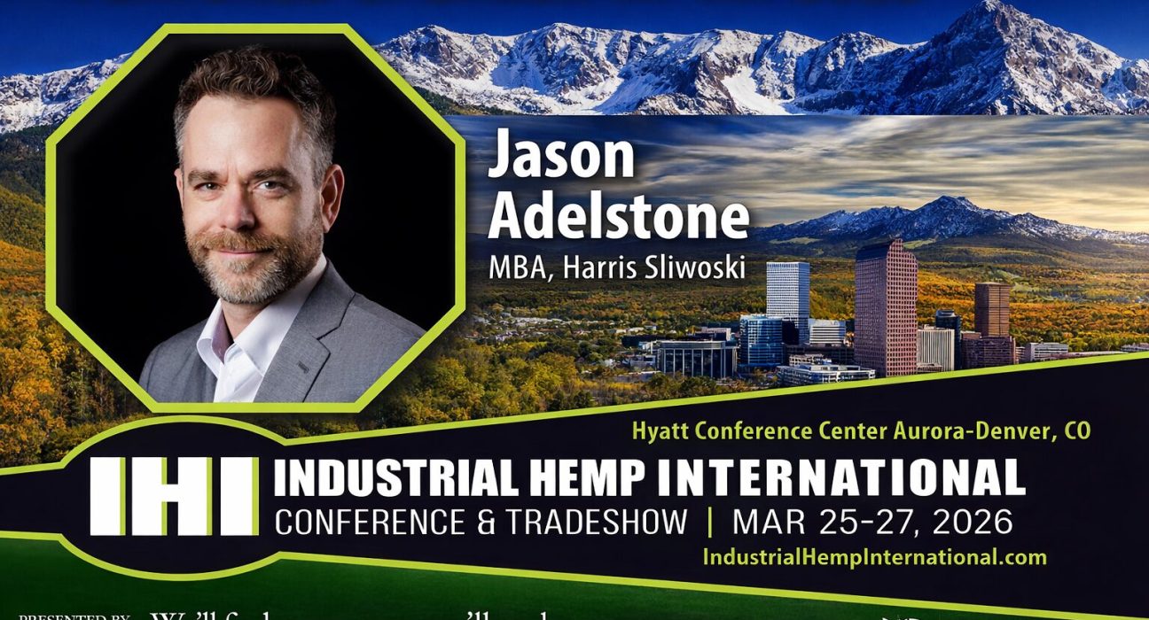 Promotional poster for the IHI 2026 conference featuring Jason Adelstone, scheduled for March 25-27, 2026, at the Hyatt Conference Center in Aurora-Denver, CO.